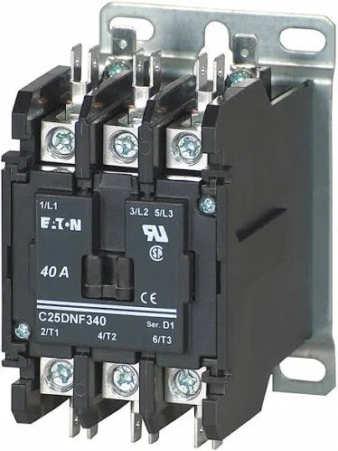 Eaton C25DNF340 40-amp 3-pole contactor — commercial control gear